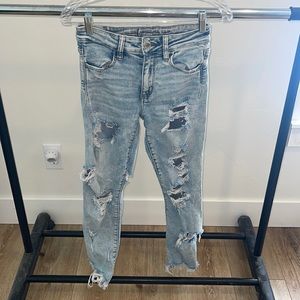 Distressed AEO jeans
